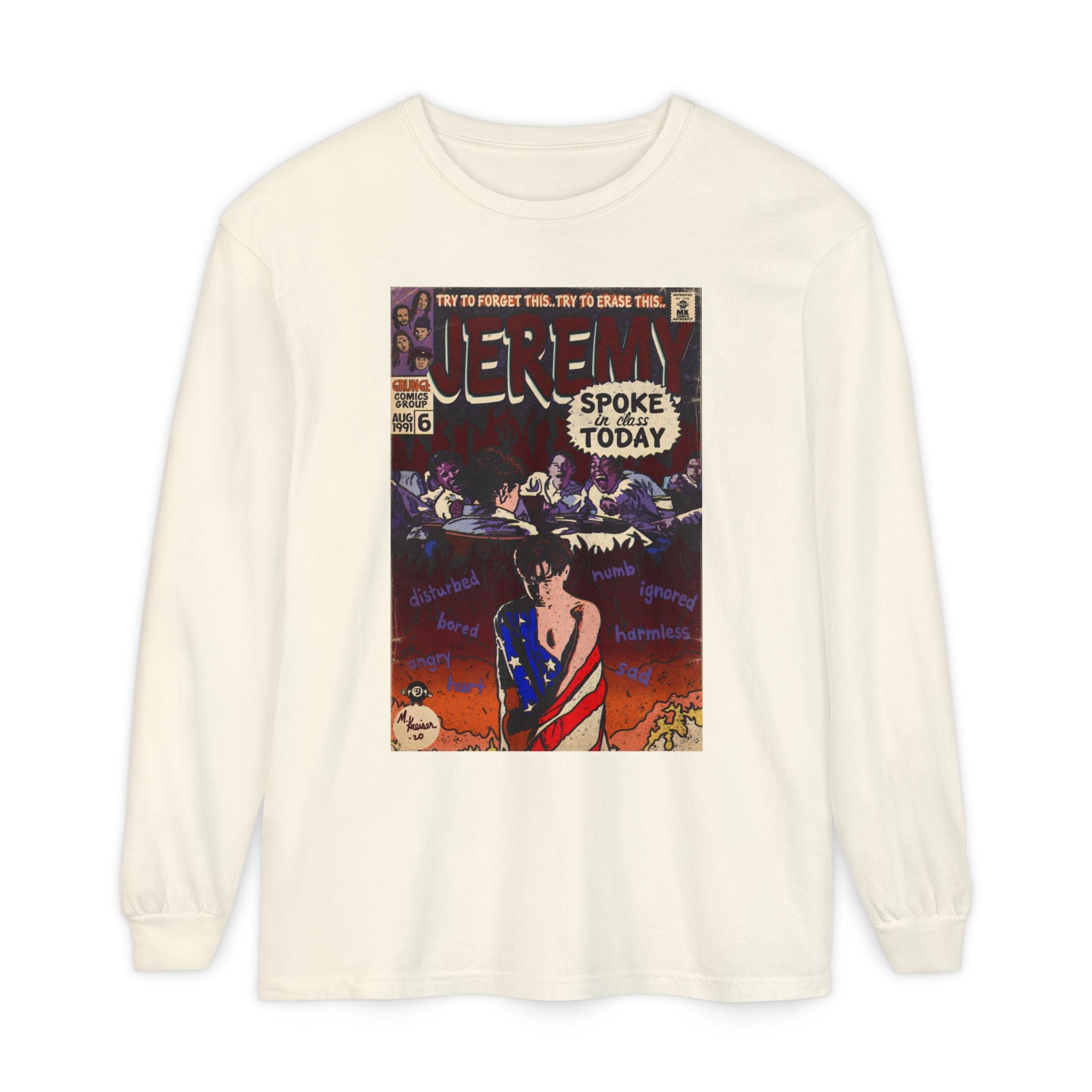 Jeremy - Unisex Comfort Colors Long Sleeve T-Shirt