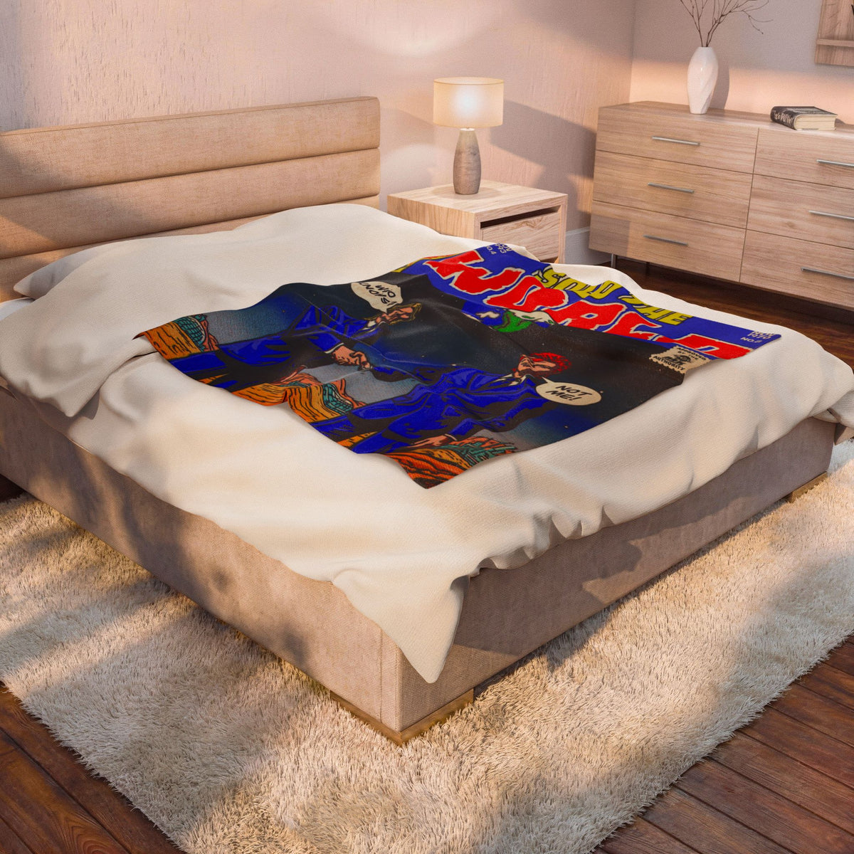 The Man Who Sold the World - Velveteen Plush Blanket