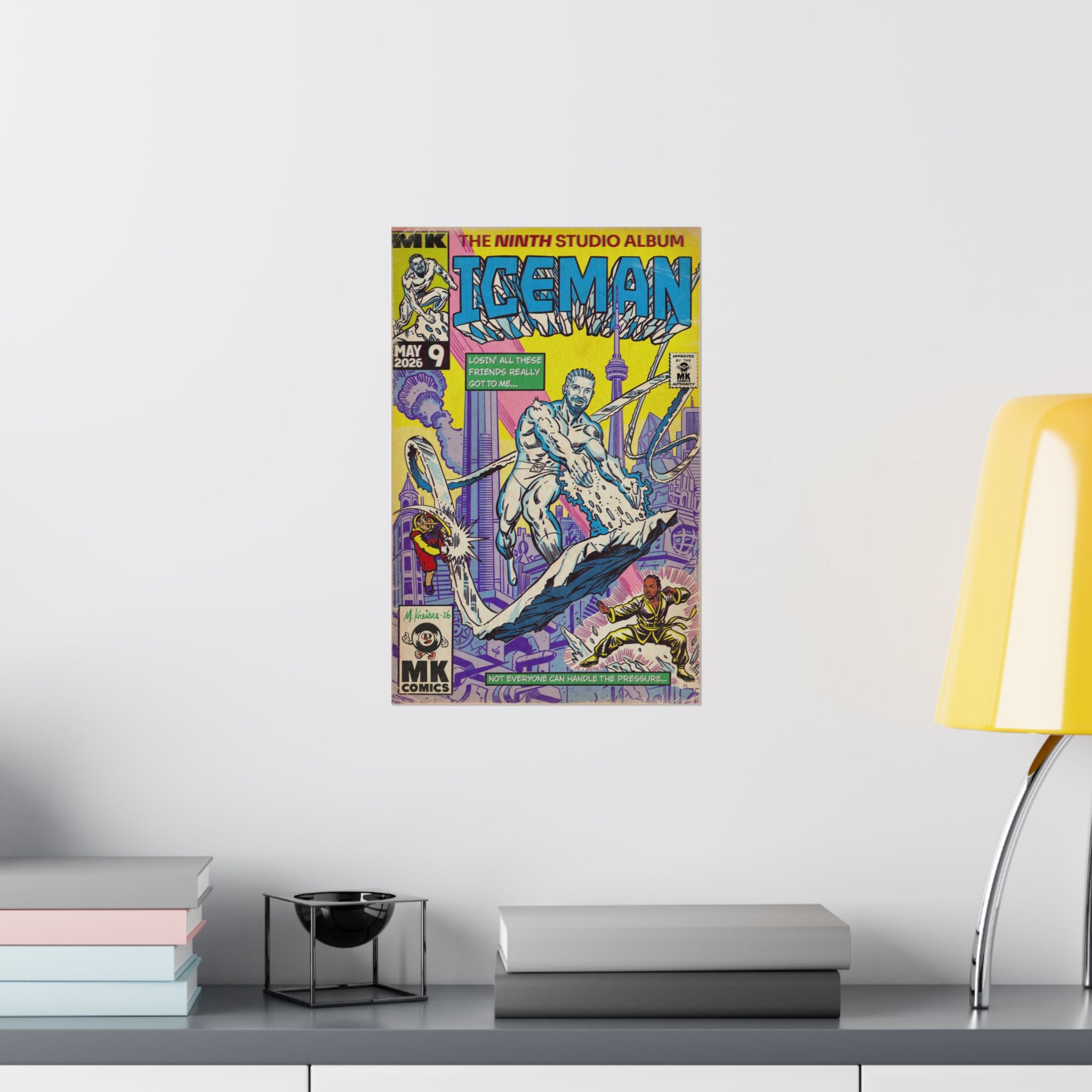Iceman - Matte Vertical Posters