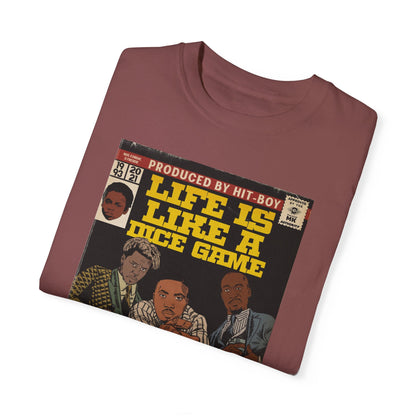 Nas, Freddie Gibbs, Cordae - Life is Like a Dice Game - Unisex Comfort Colors T-shirt