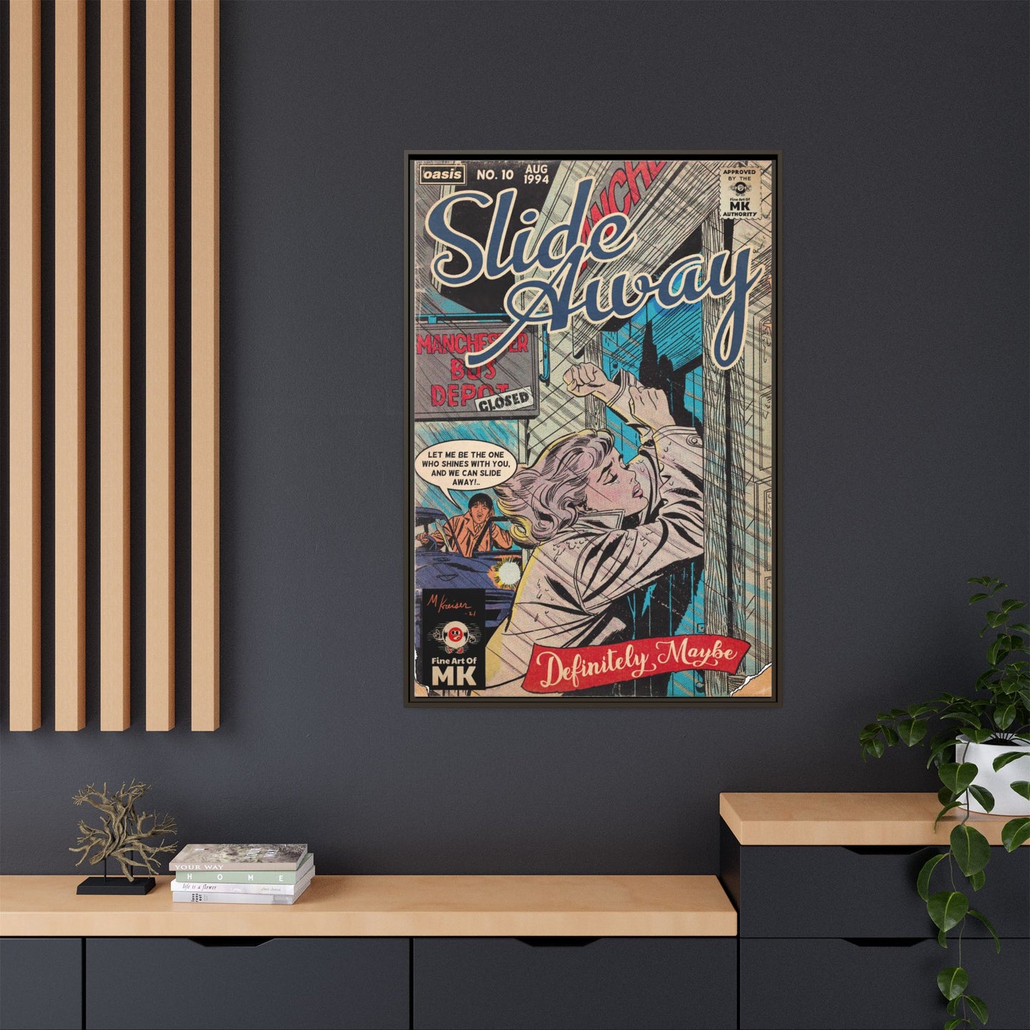 Oasis - Slide Away - Gallery Canvas Wraps, Vertical Frame