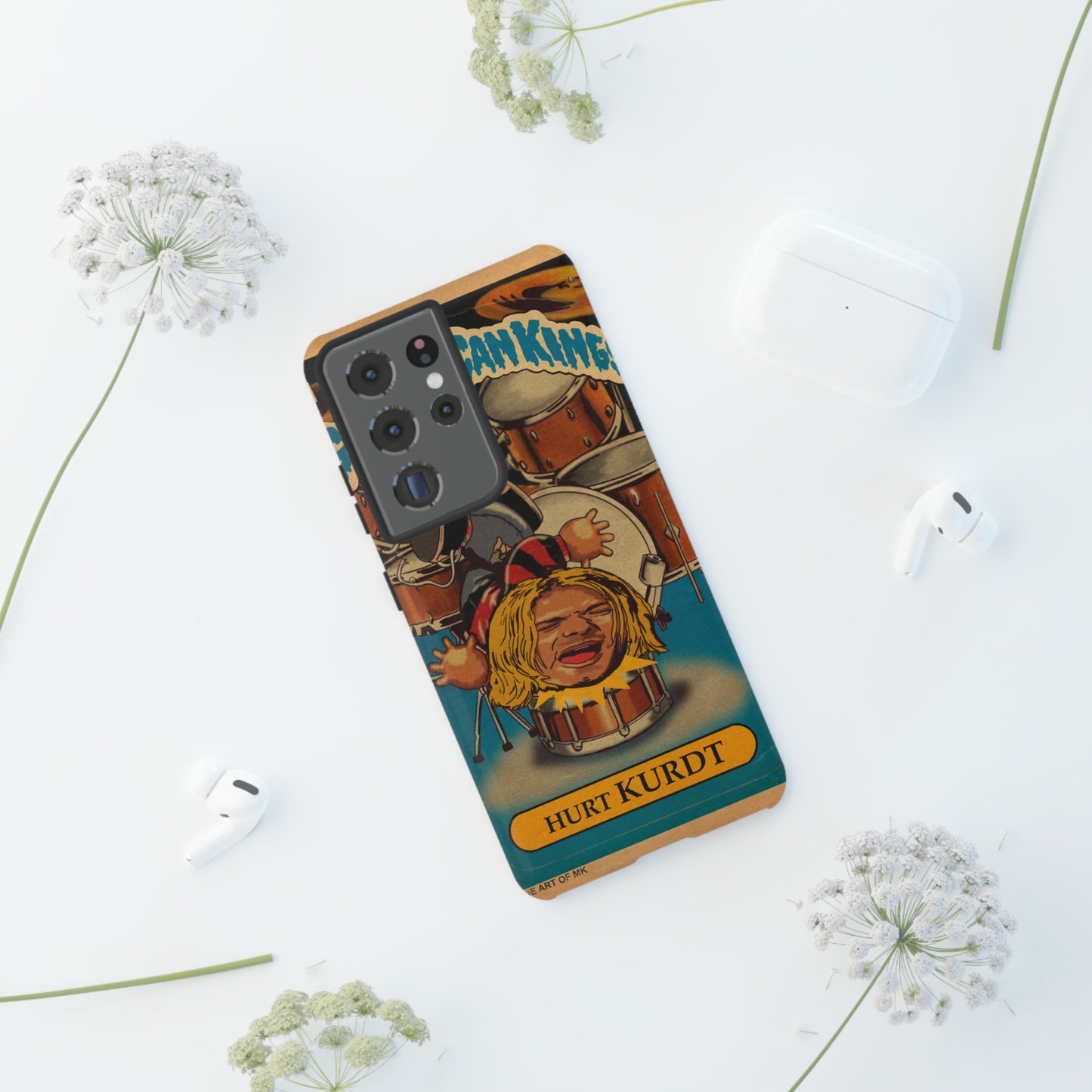 Hurt KURDT - Garbage Can Kings - Nirvana - Tough Phone Cases