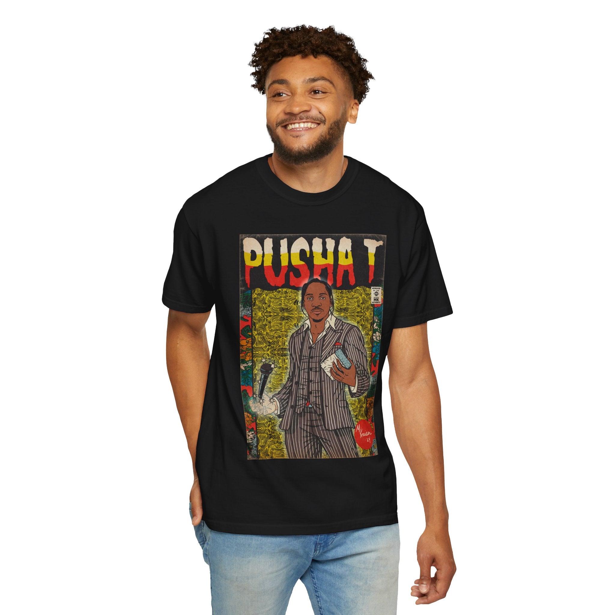 Push - Comic Book Art - Unisex Comfort Colors T-shirt