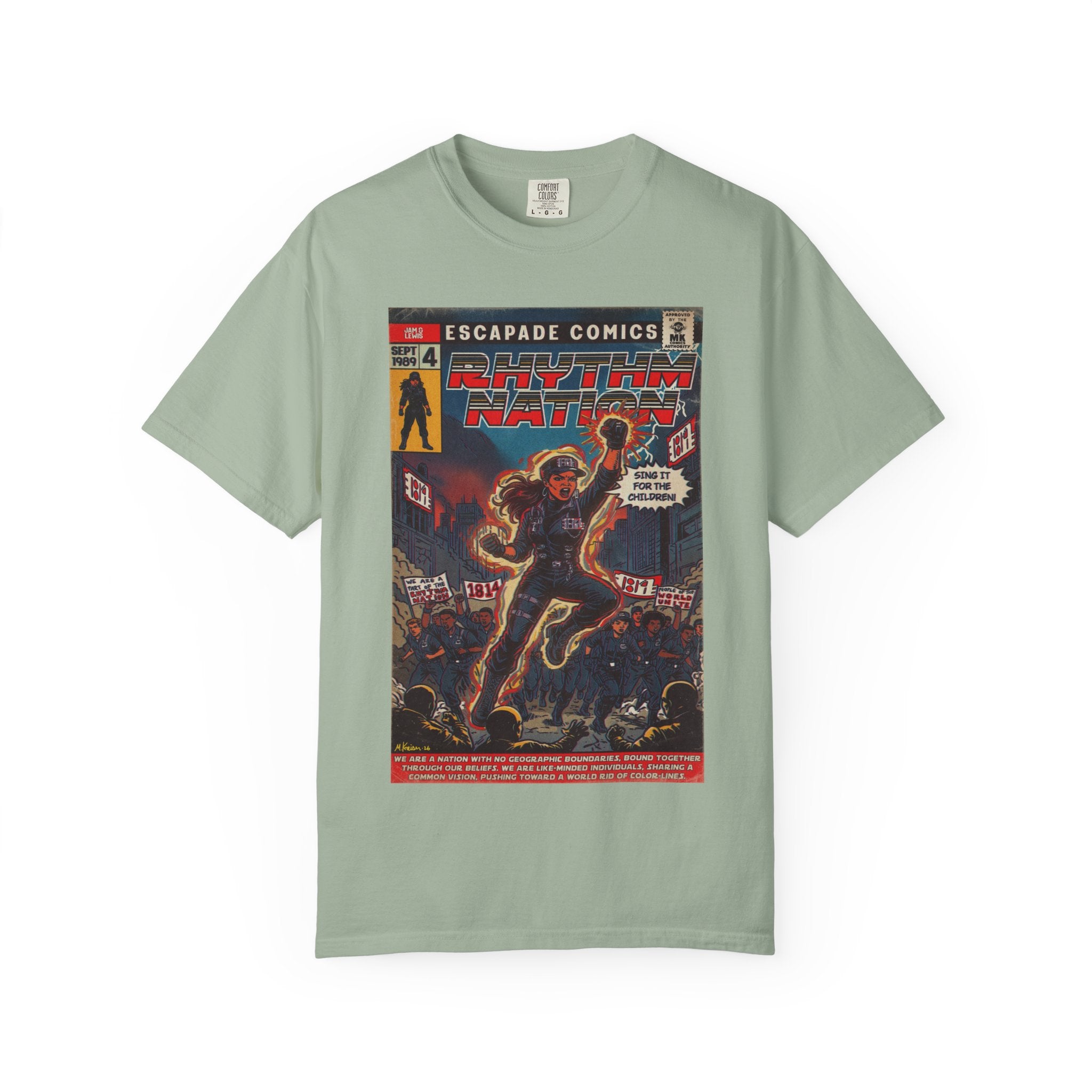 Rhythm Nation - Unisex Comfort Colors T-shirt