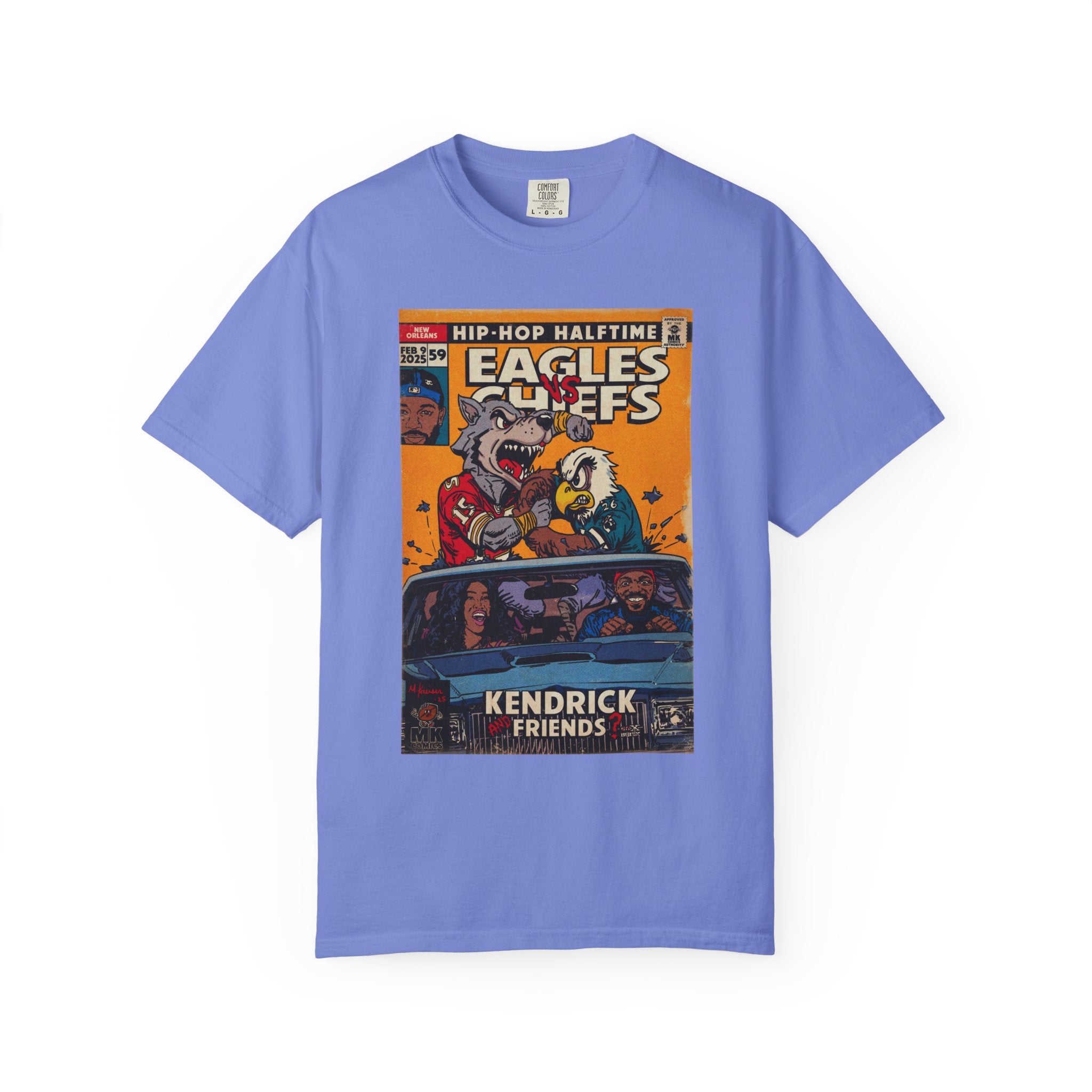2025 Halftime - Eagles vs Chiefs -  Unisex Comfort Colors T-shirt