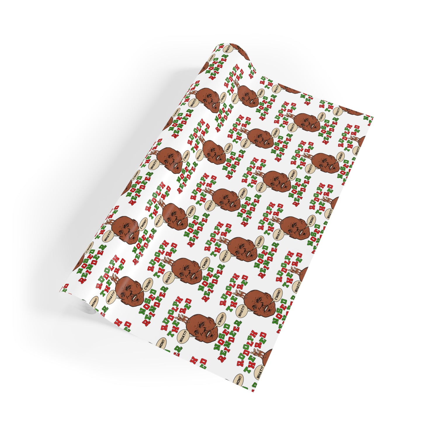 Rudolph - Christmas- Gift Wrapping Paper Rolls, 1pc