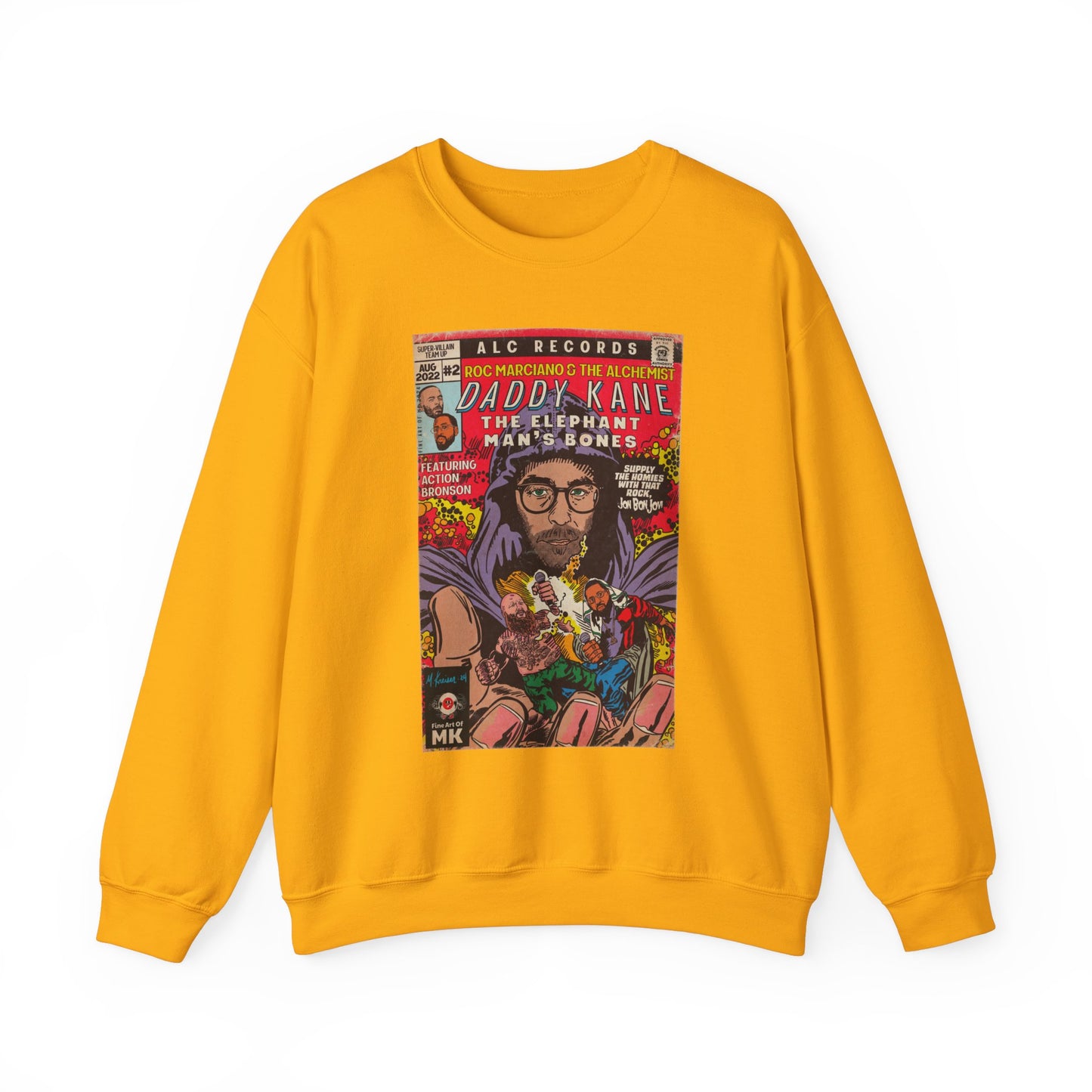 Roc Marciano, Alchemist, Action Bronson - Daddy Kane - Unisex Heavy Blend™ Crewneck Sweatshirt