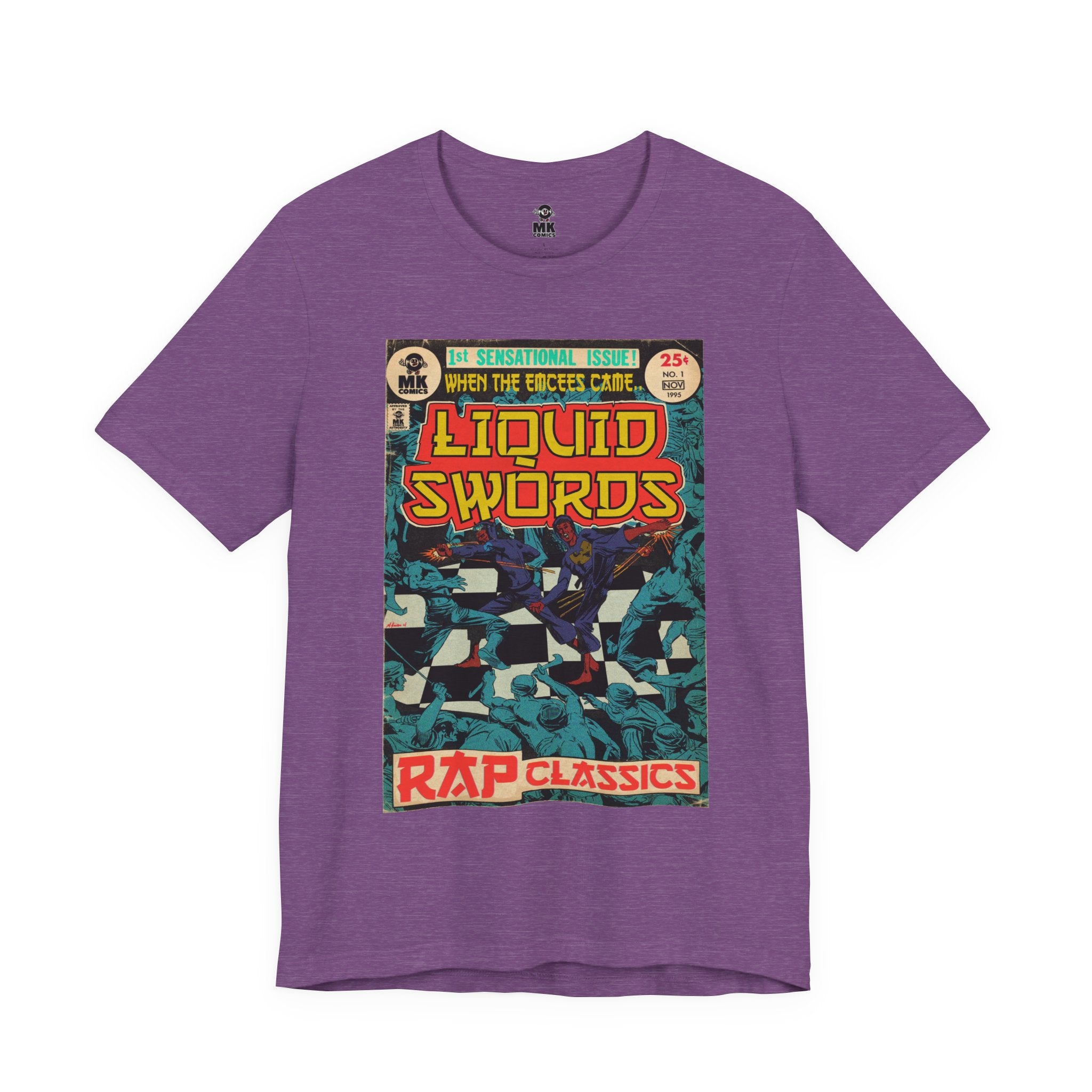 Liquid Swords - Unisex Jersey Short Sleeve Crew Neck T-Shirt - Hip Hop Graphic Tee