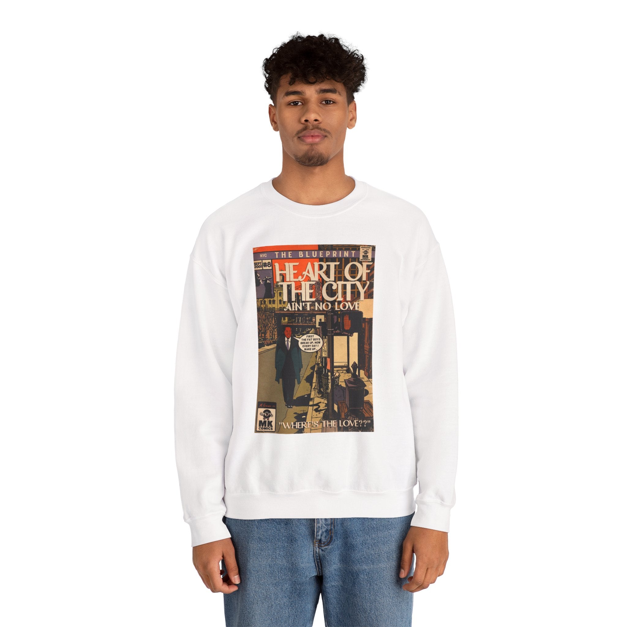 Heart of the City - Unisex Heavy Blend™ Crewneck Sweatshirt