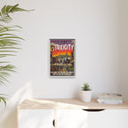Toxicity - Matte Canvas, Framed (Multi-color)