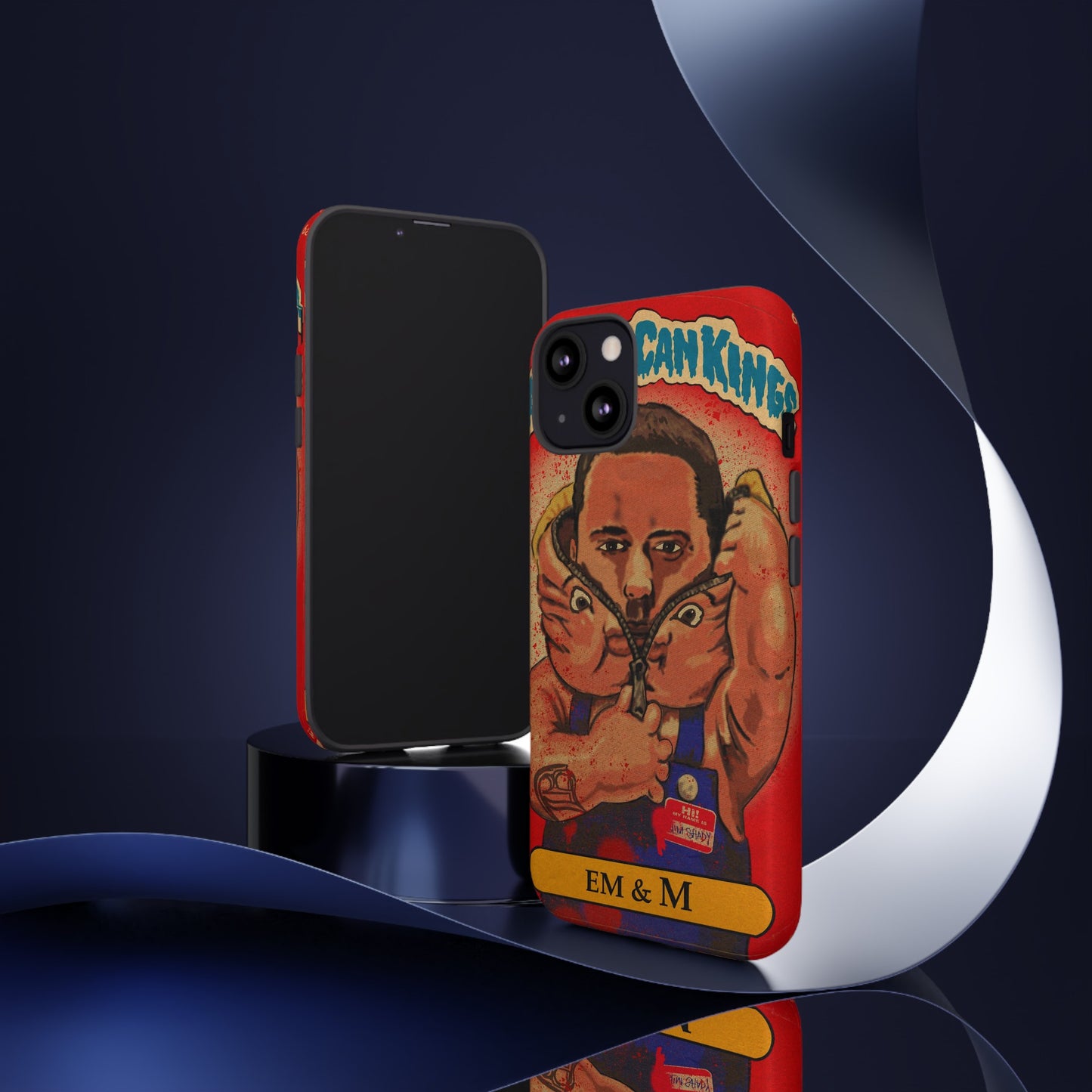 Em & M - Garbage Can Kings - Eminem - Tough Phone Cases