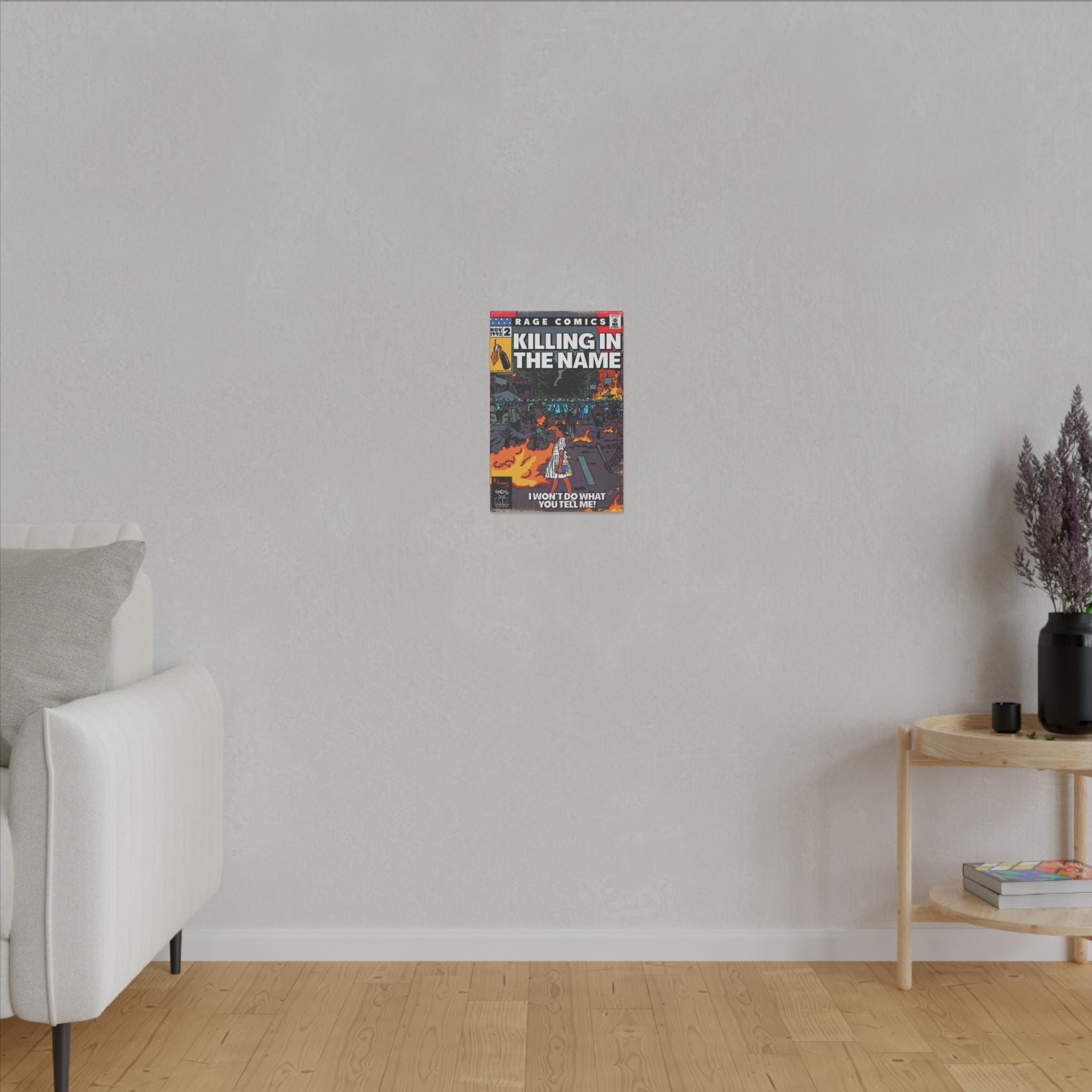 Rage - Killing In the Name - Matte Canvas, Stretched, 0.75" (Multi-Size)