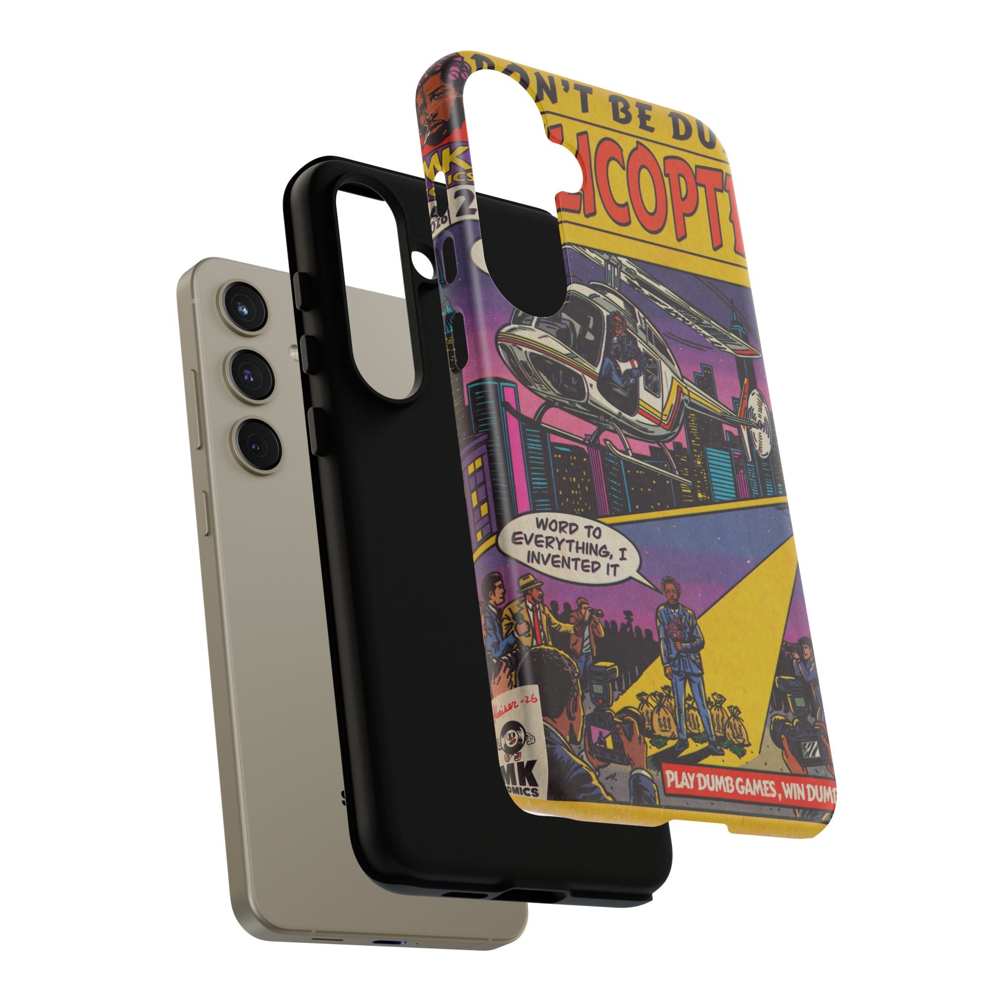 Helicopter - Tough Phone Cases