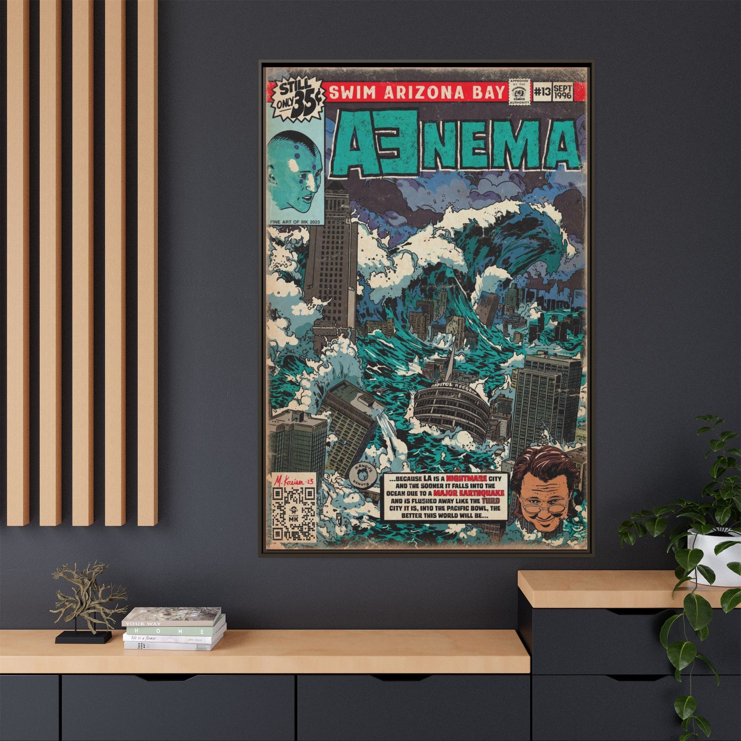 Tool - Aenema - Gallery Canvas Wraps, Vertical Frame