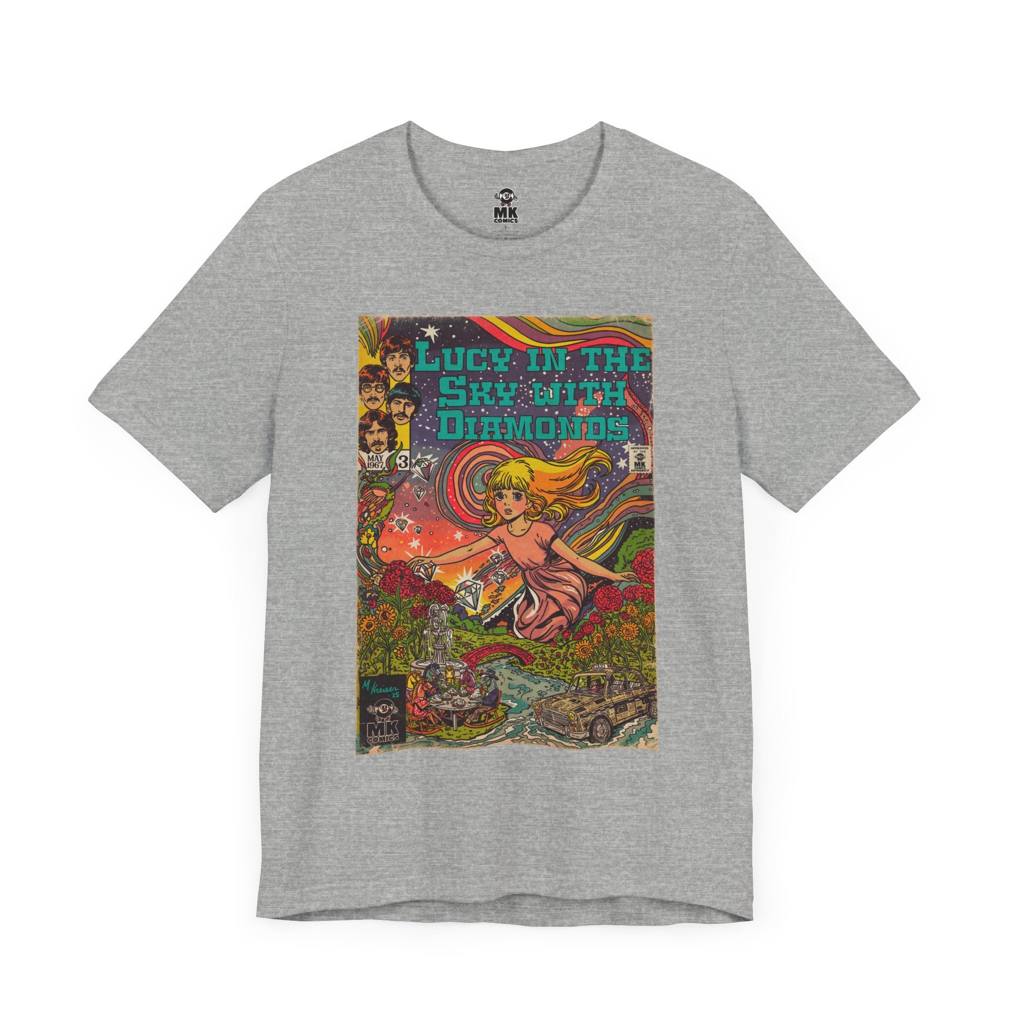 Lucy in the Sky with Diamonds - Unisex Jersey Short Sleeve Tee