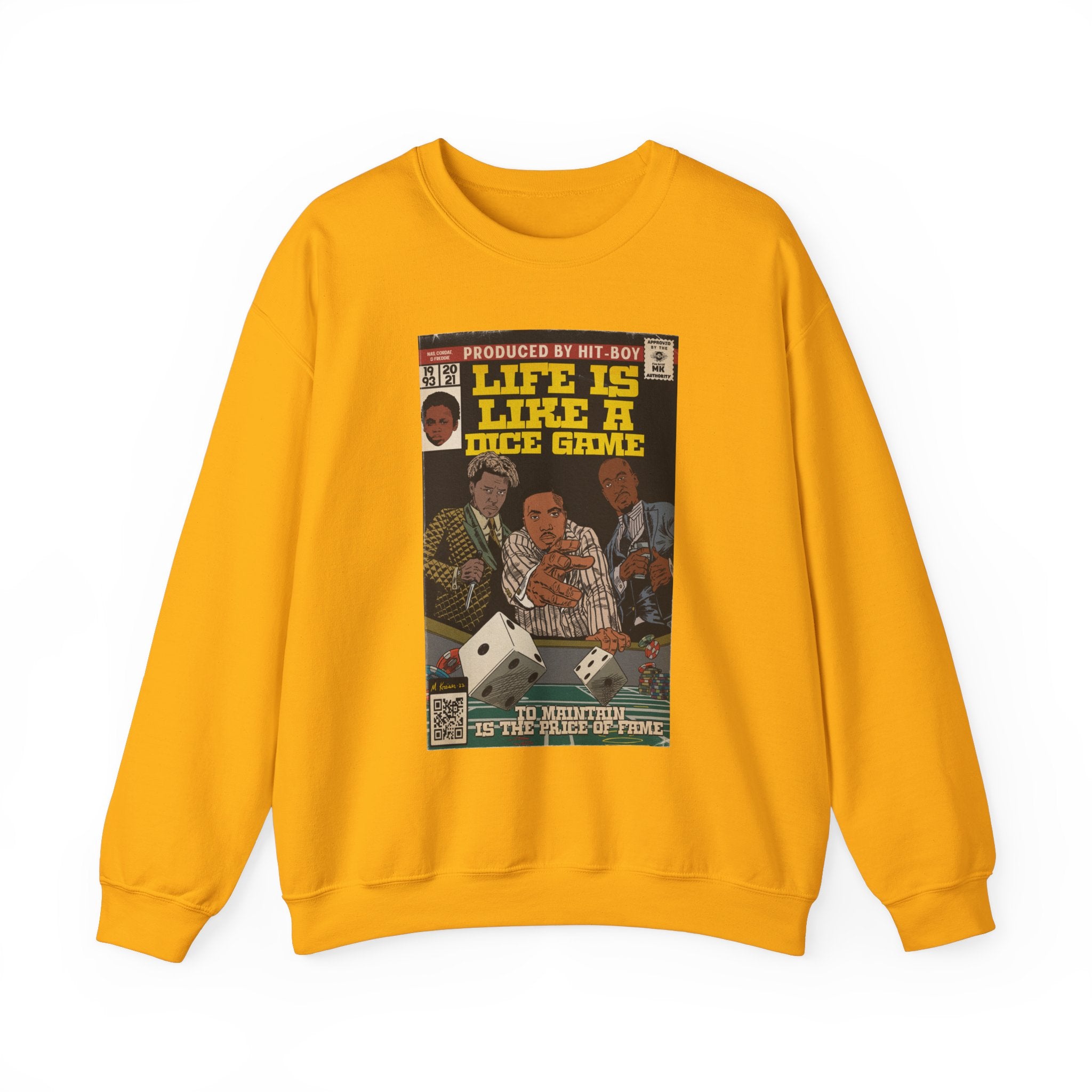 Life Is Like A Dice Game - Unisex Heavy Blend™ Crewneck Sweatshirt
