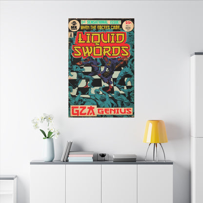 Liquid Swords - Matte Canvas, Stretched