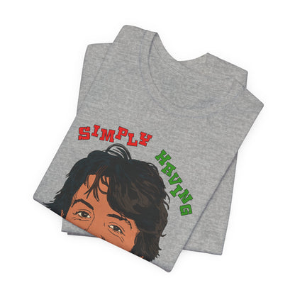 Paul McCartney - Wonderful Christmastime - Unisex Jersey Short Sleeve Tee