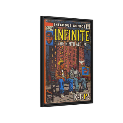 Infinite - Comic Book Art - Matte Canvas, Framed (Multi-color)