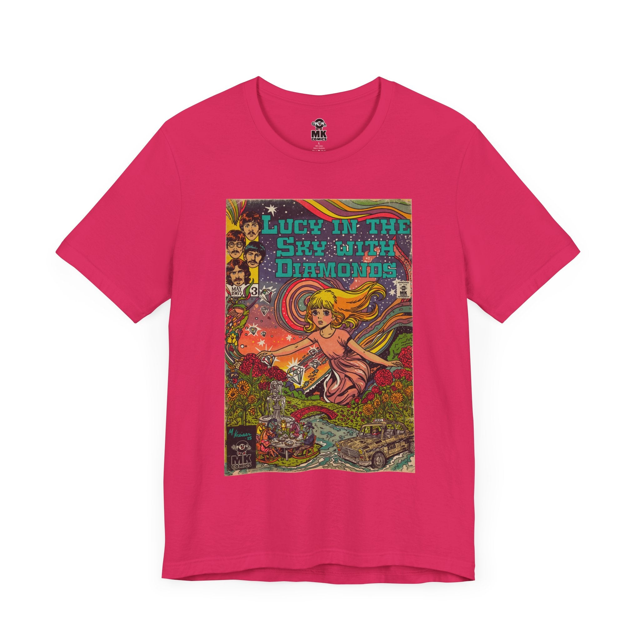 Lucy in the Sky with Diamonds - Unisex Jersey Short Sleeve Tee