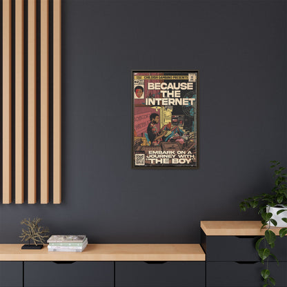 Childish Gambino - Because the Internet - Gallery Canvas Wraps, Vertical Frame
