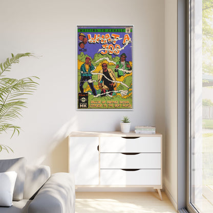 Devin The Dude, Snoop Dogg, Andre 3000 - What A Job - Gallery Canvas Wraps, Vertical Frame