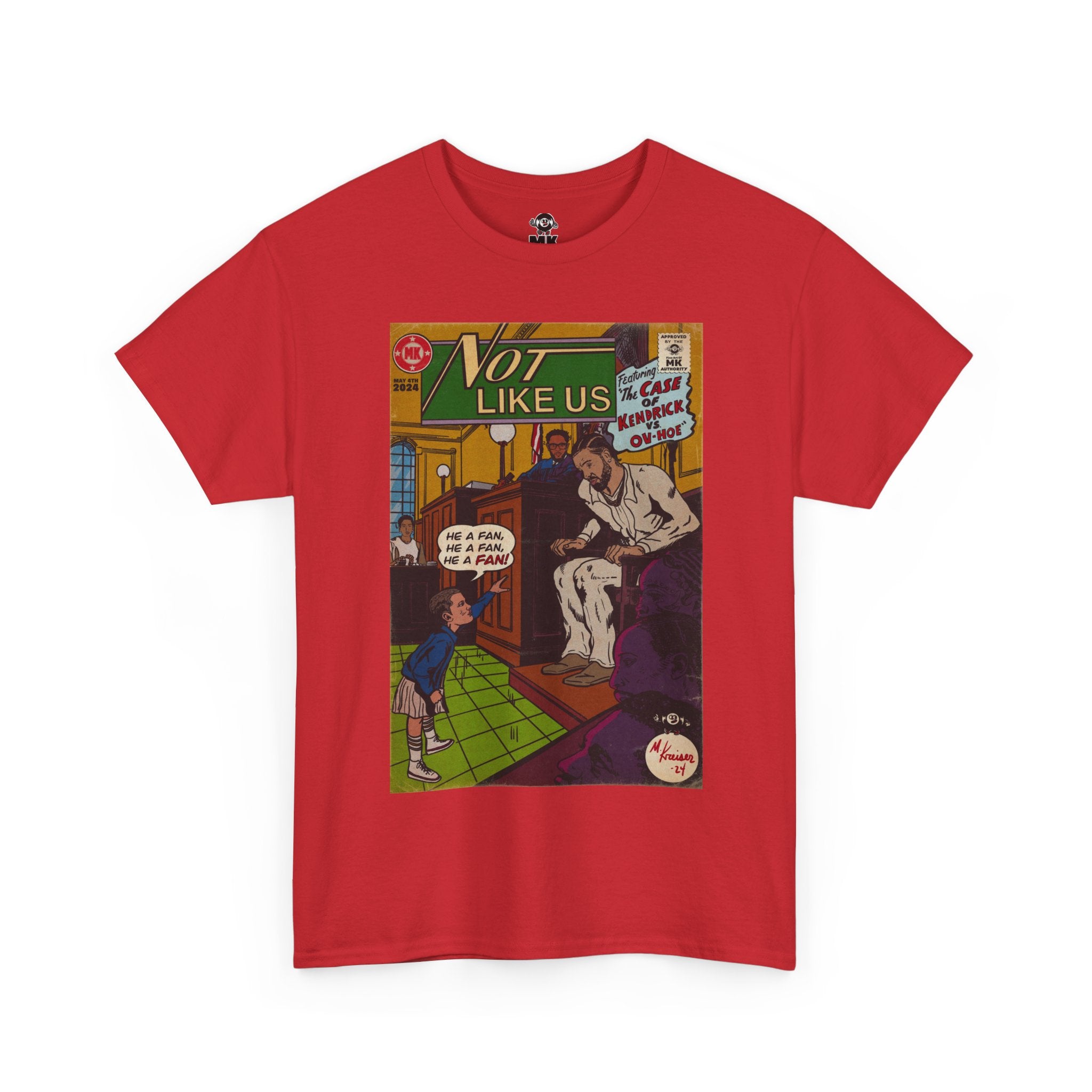 Not Like Us - MK Classic - Unisex Heavy Cotton Tee
