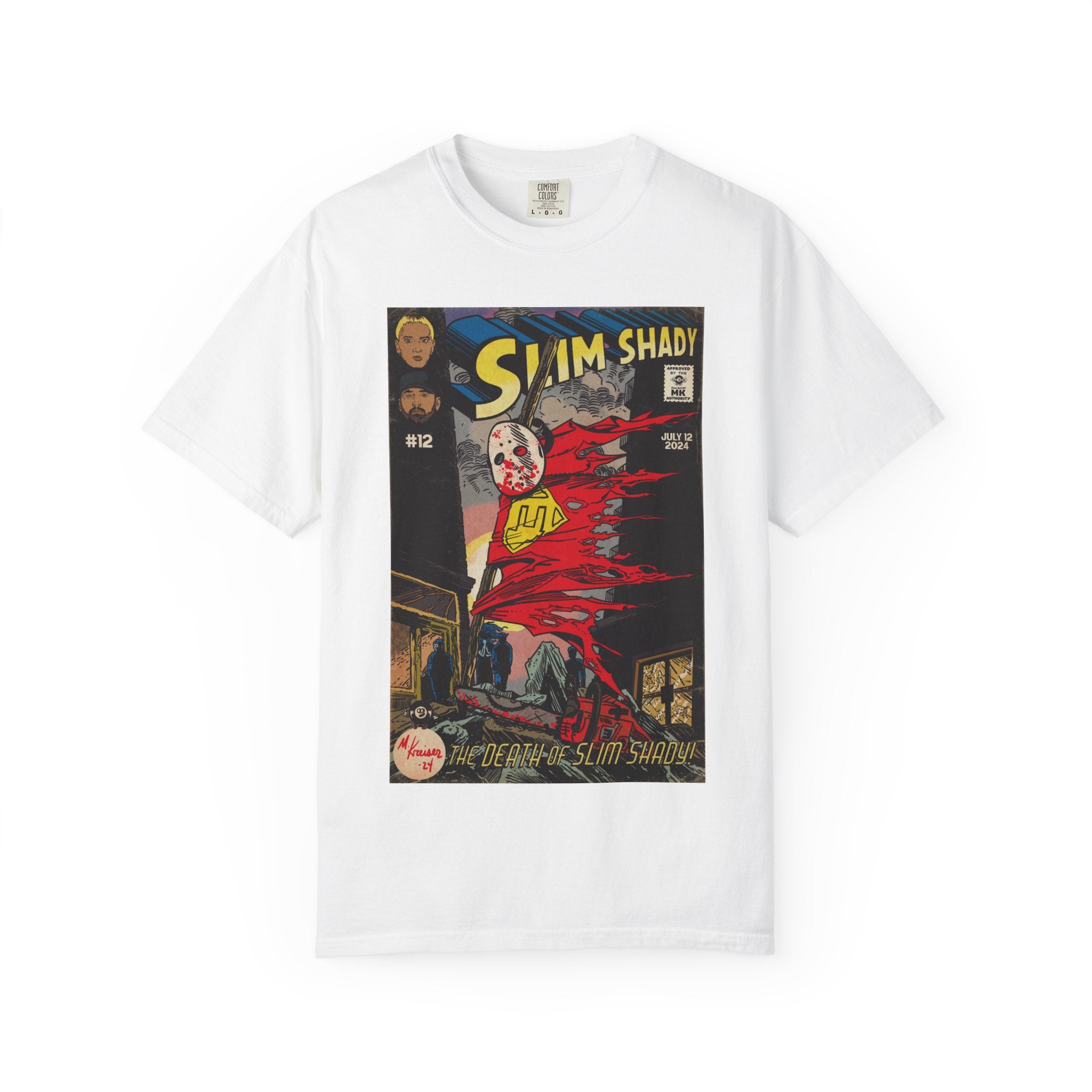 Death of Slim Shady - Unisex Comfort Colors T-shirt