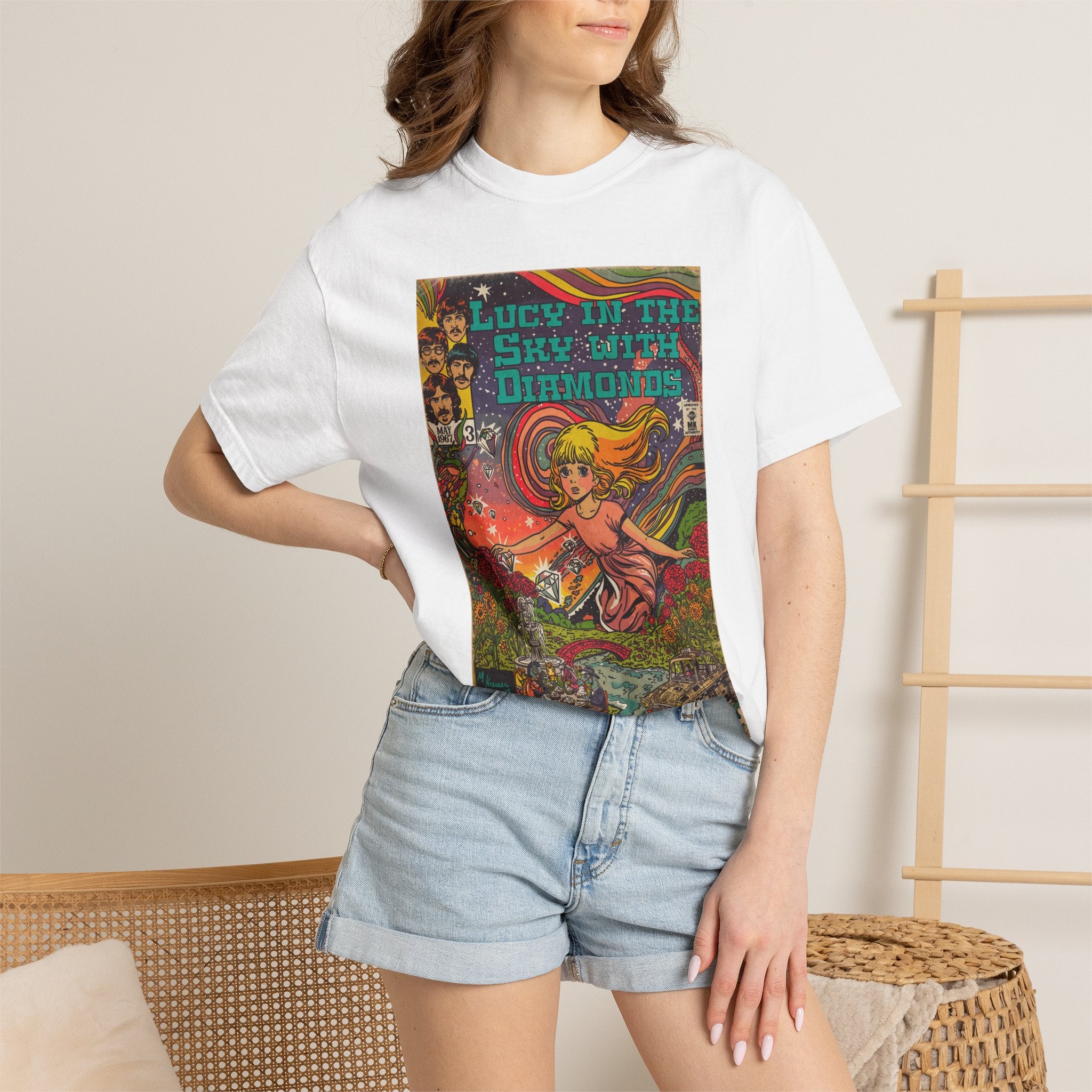 Lucy in the Sky with Diamonds - Unisex Comfort Colors T-shirt