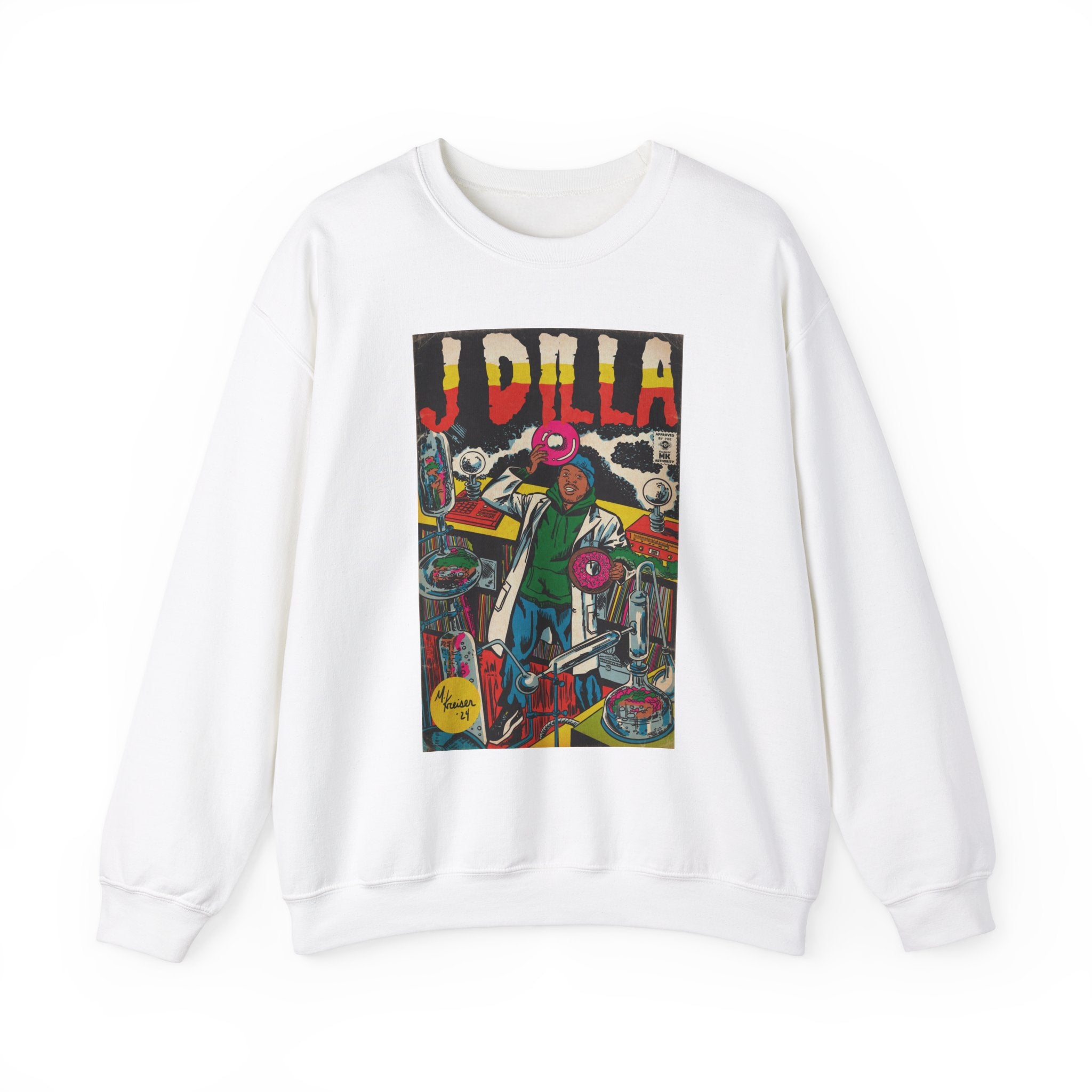 Dilla - Comic Book Art - Unisex Heavy Blend™ Crewneck Sweatshirt
