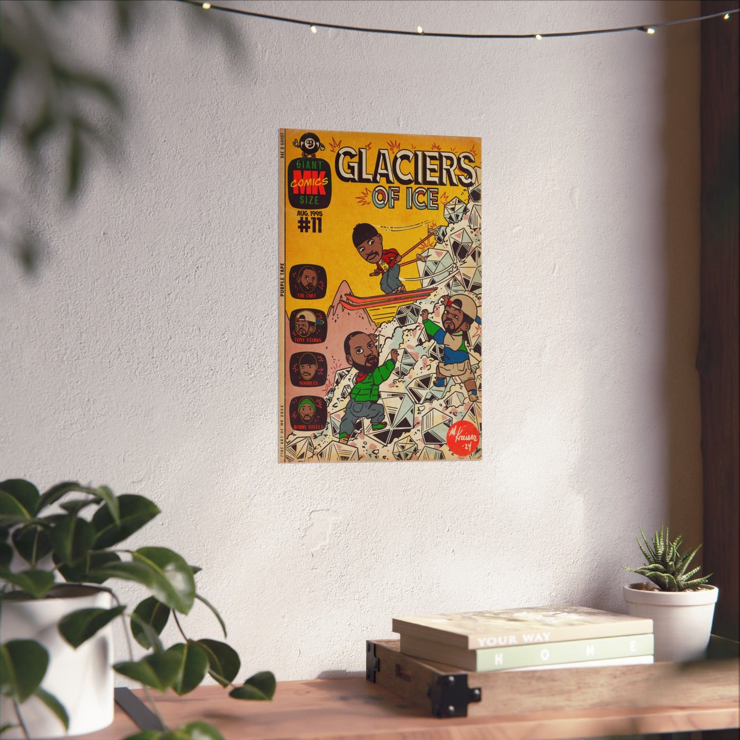 Rae, Ghost, Masta - Glaciers of Ice - Matte Vertical Poster