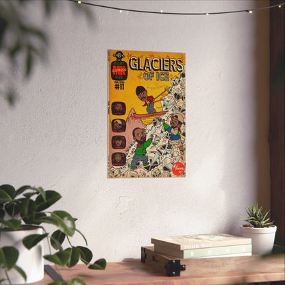 Rae, Ghost, Masta - Glaciers of Ice - Matte Vertical Poster