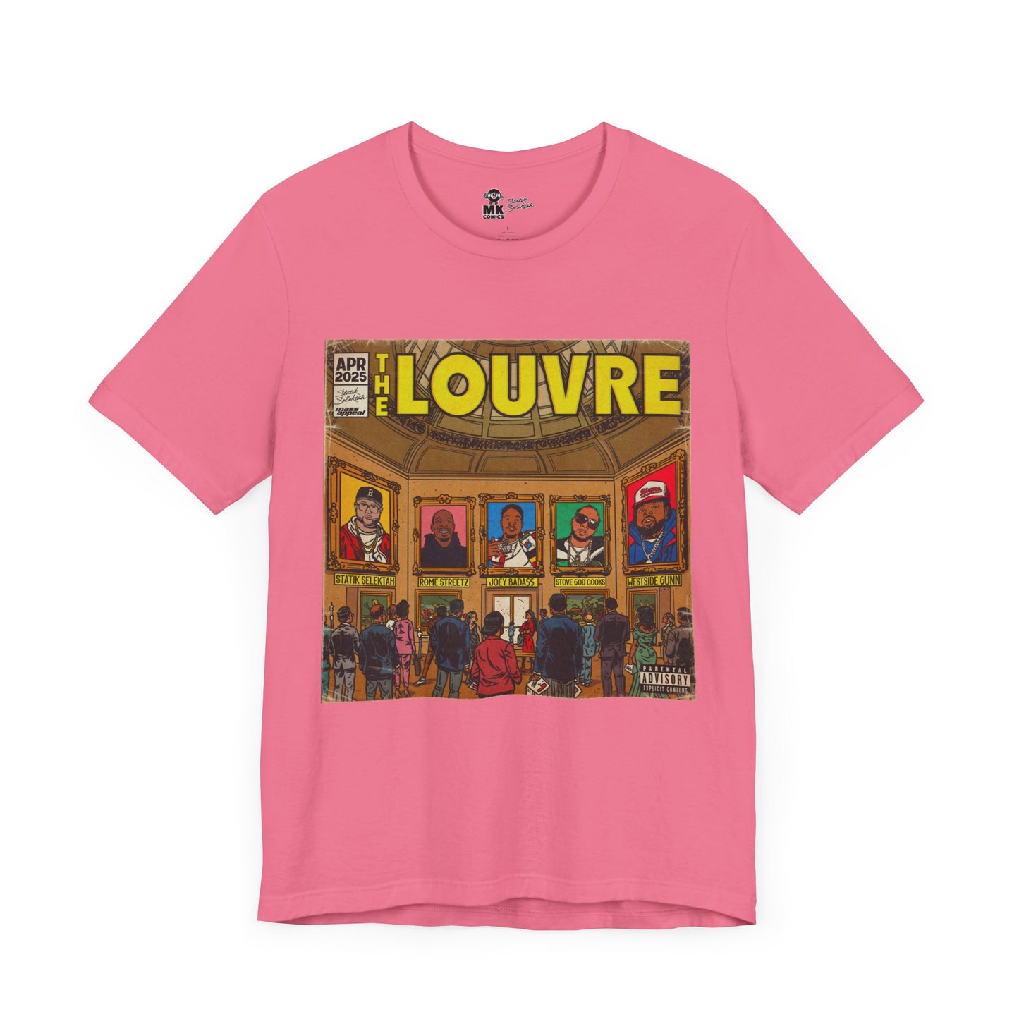 The Louvre - Statik Selektah & MK Collab - Unisex Jersey Short Sleeve Tee
