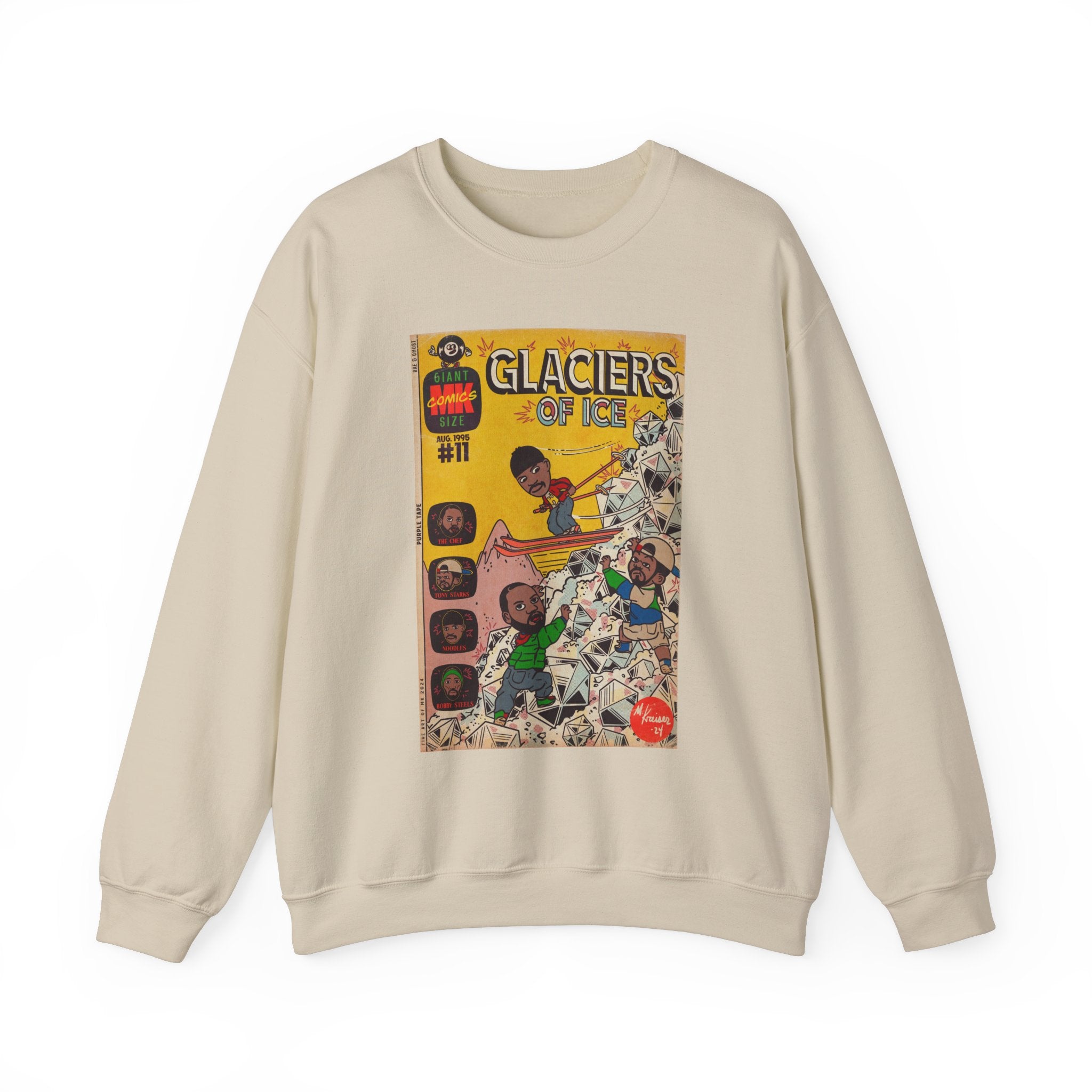 Glaciers of Ice - Unisex Heavy Blend™ Crewneck Sweatshirt