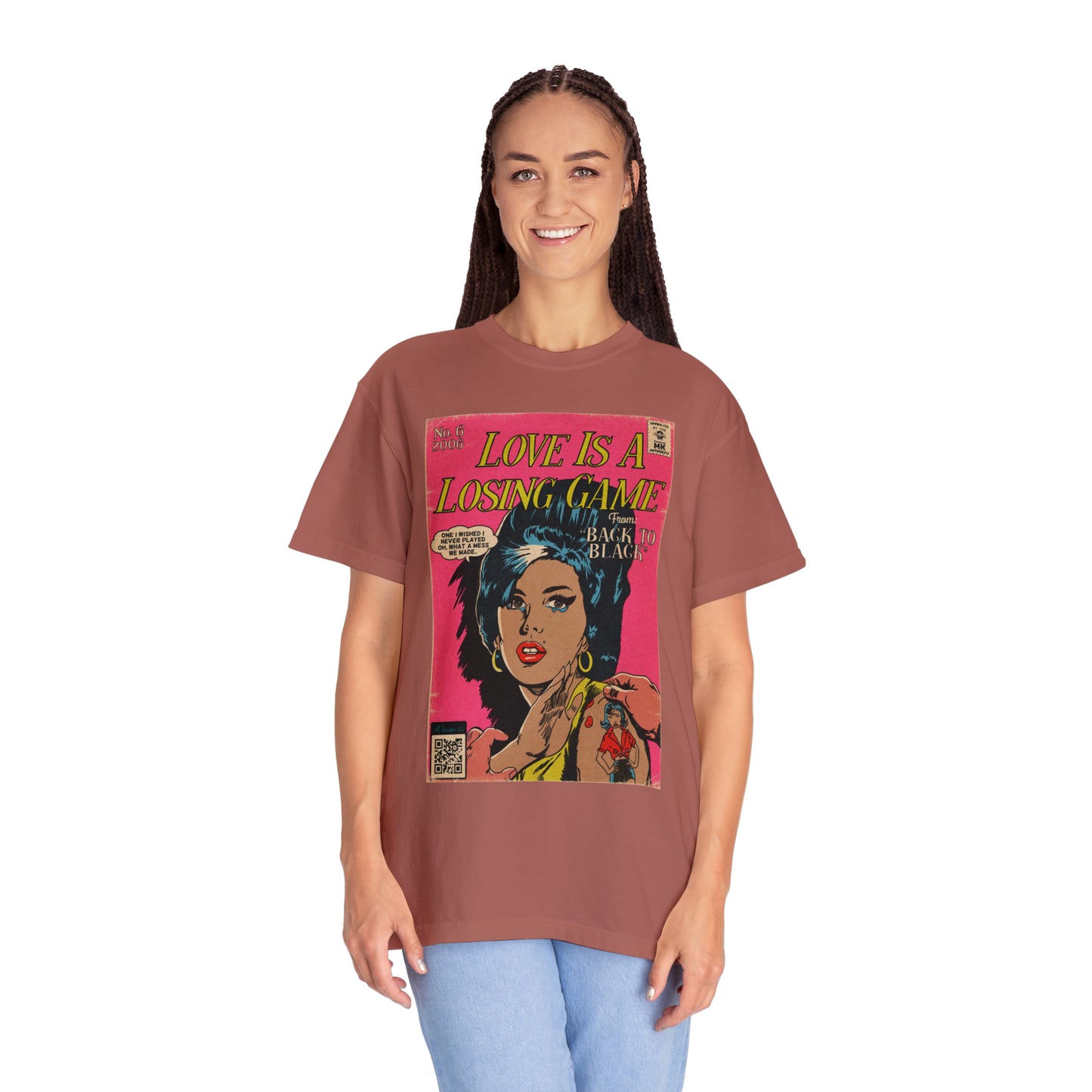 Amy Winehouse - Love is a Losing Game - Unisex Comfort Colors T-shirt