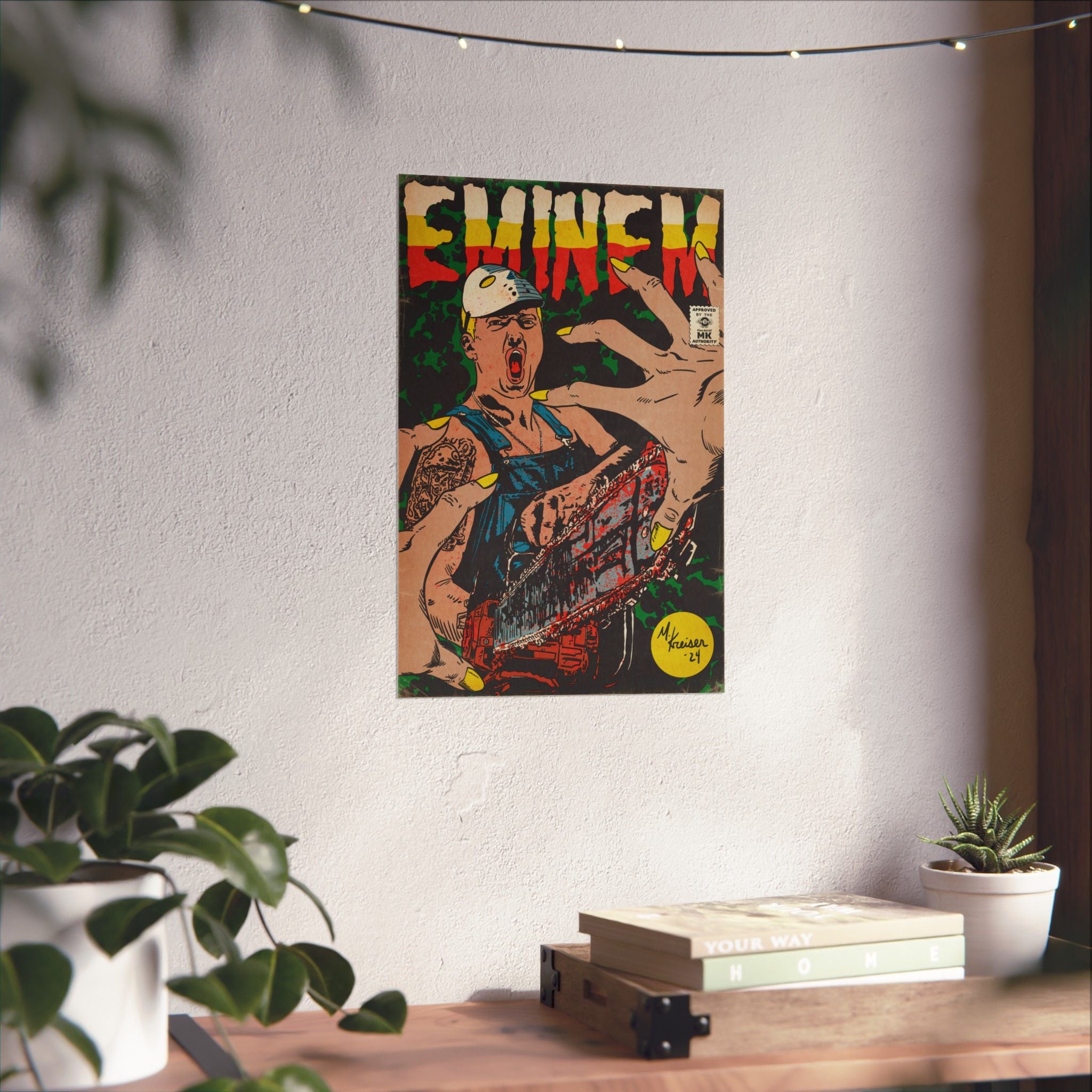 Em - Comic Book Art - Matte Vertical Poster