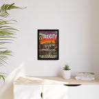 Toxicity - Matte Canvas, Framed (Multi-color)