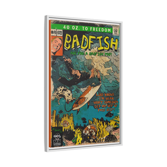 Badfish - Matte Canvas, Framed (Multi-color)