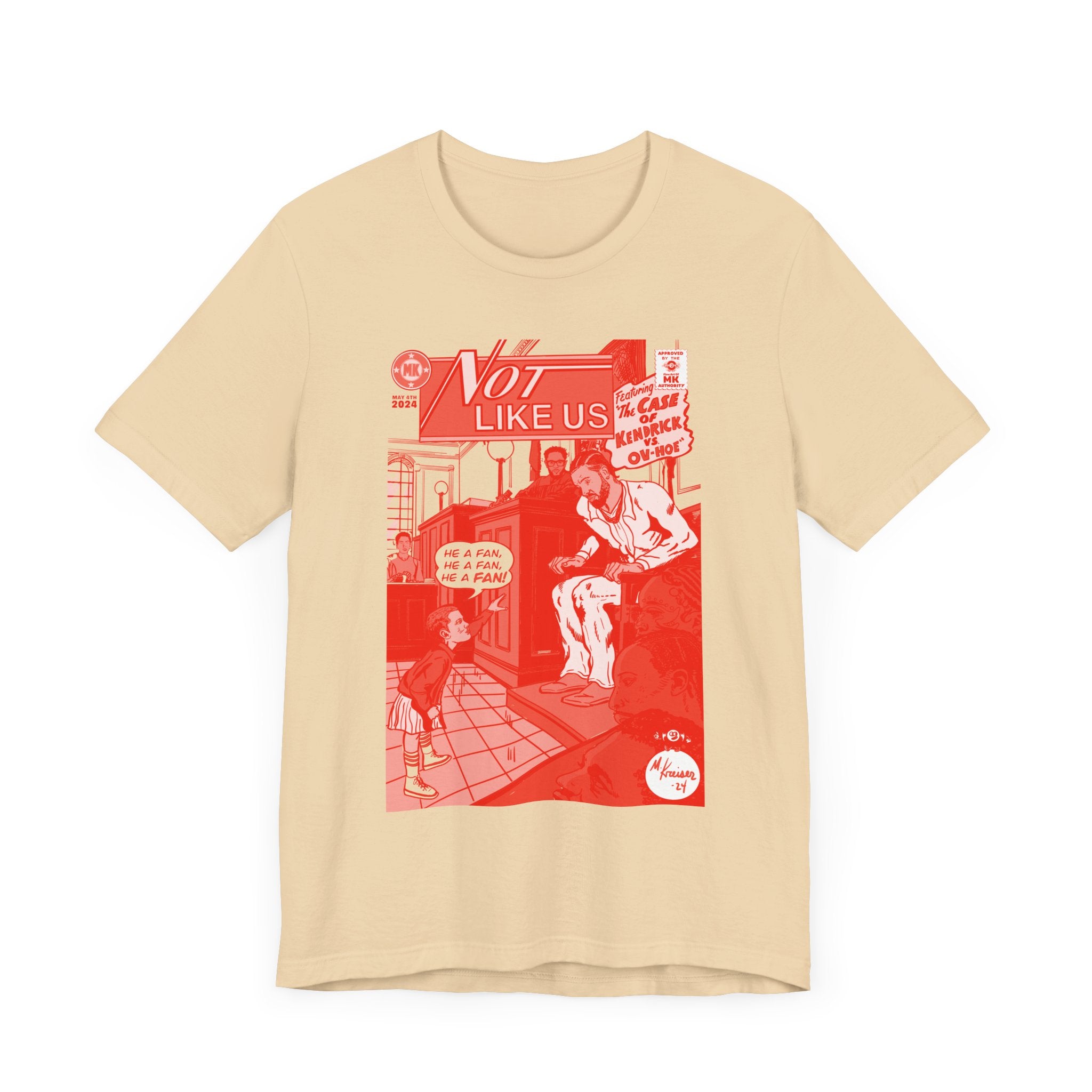 Not Like Us - RED VARIANT - Unisex Jersey Short Sleeve Tee