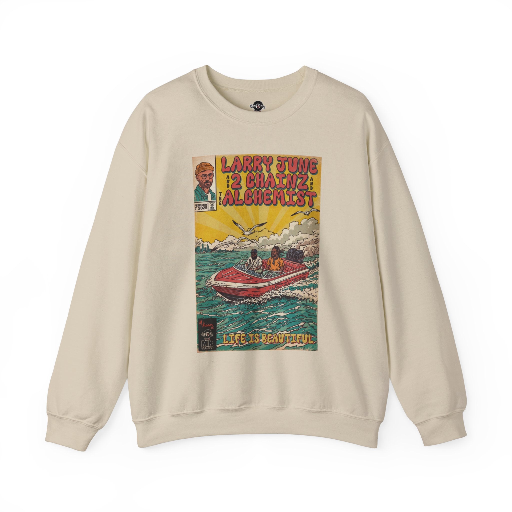 Life is Beautiful - Unisex Heavy Blend™ Crewneck Sweatshirt