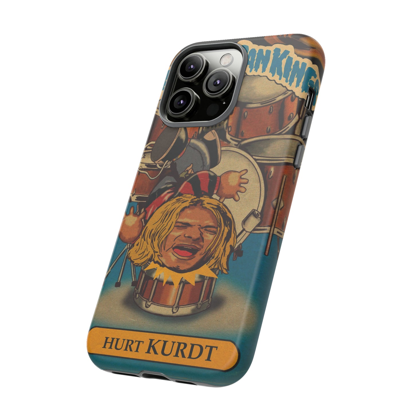 Hurt KURDT - Garbage Can Kings - Nirvana - Tough Phone Cases