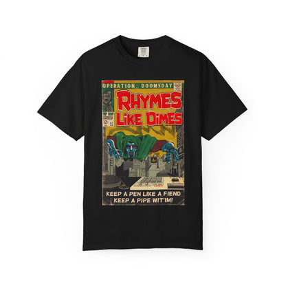 MF DOOM - Rhymes Like Dimes - Unisex Comfort Colors T-shirt