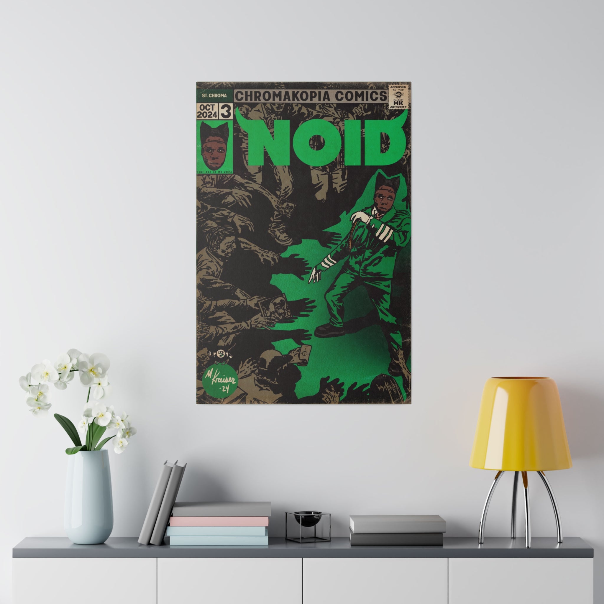 Noid - Matte Canvas, Stretched, 0.75"