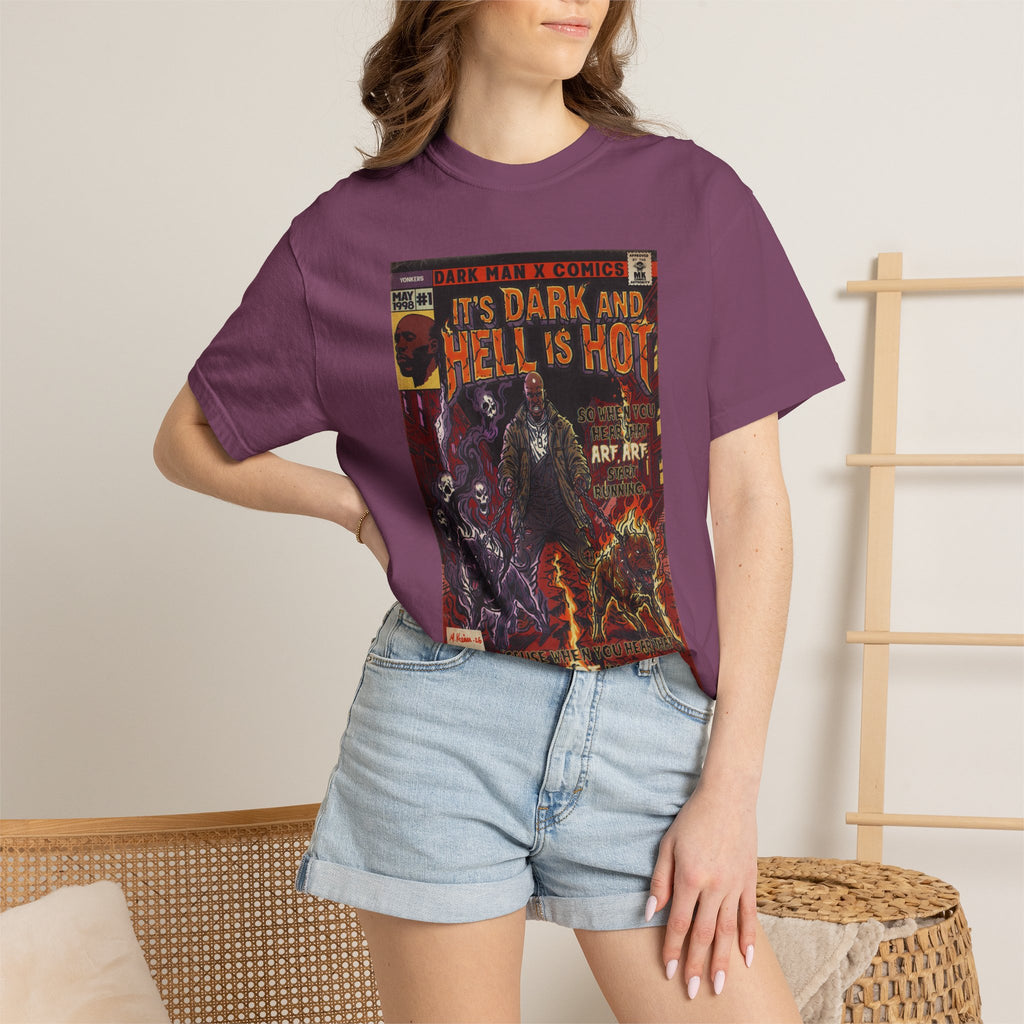 It's Dark & Hell is Hot - Unisex Comfort Colors T-shirt