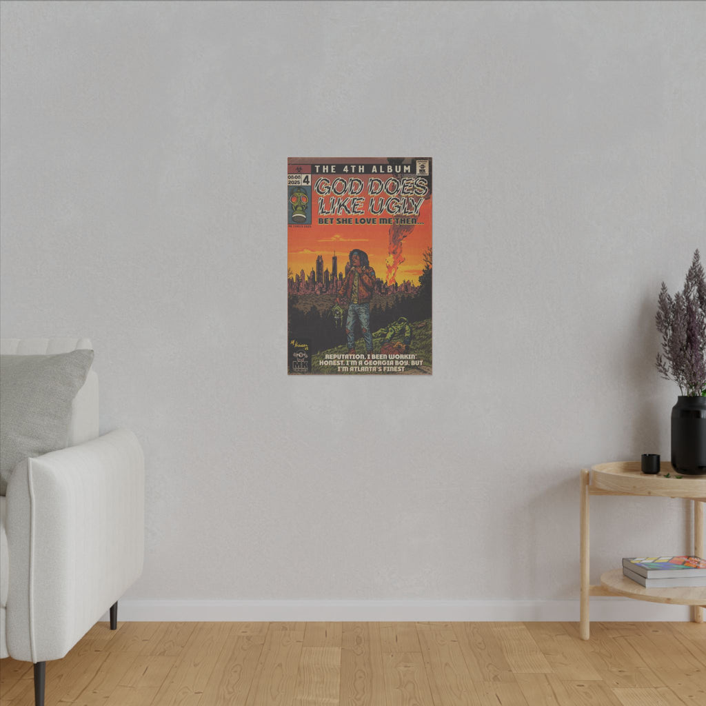 God Does Like Ugly - Matte Canvas, Stretched, 0.75" (Multi-Size)
