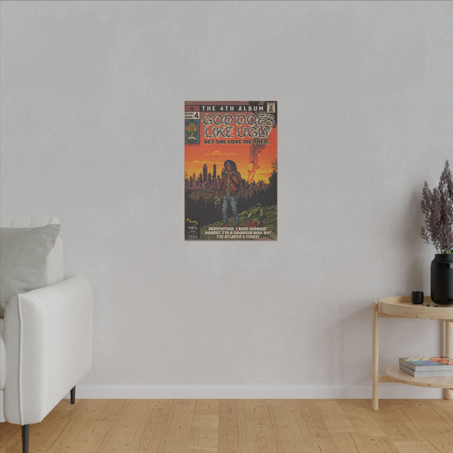 God Does Like Ugly - Matte Canvas, Stretched, 0.75" (Multi-Size)