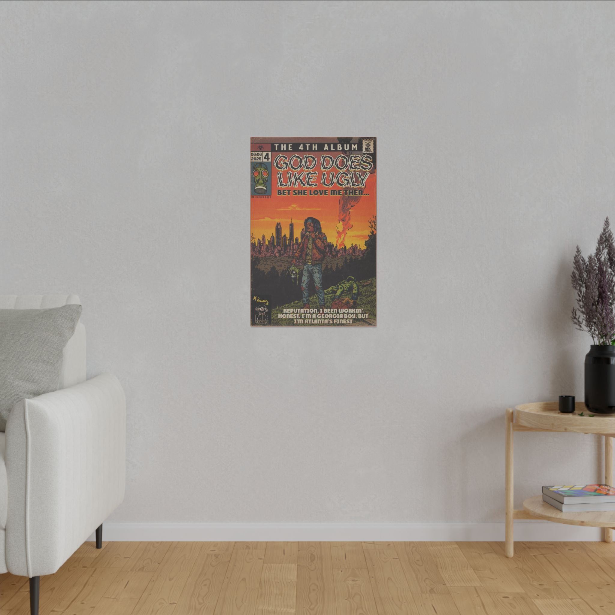 God Does Like Ugly - Matte Canvas, Stretched, 0.75" (Multi-Size)