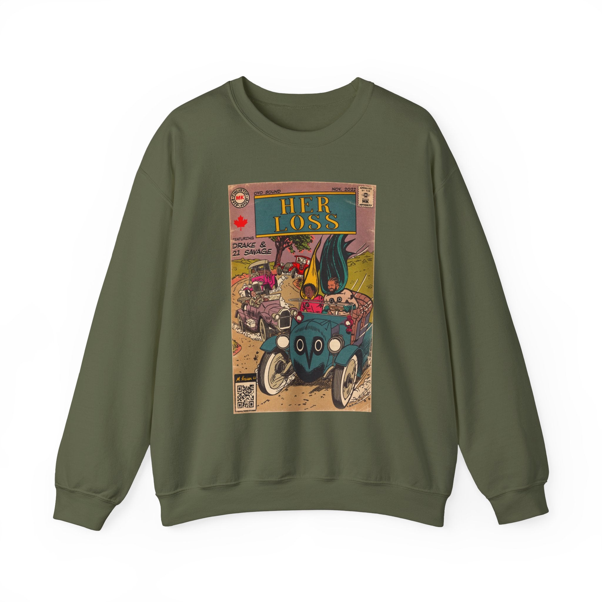 Her Loss - Unisex Heavy Blend™ Crewneck Sweatshirt