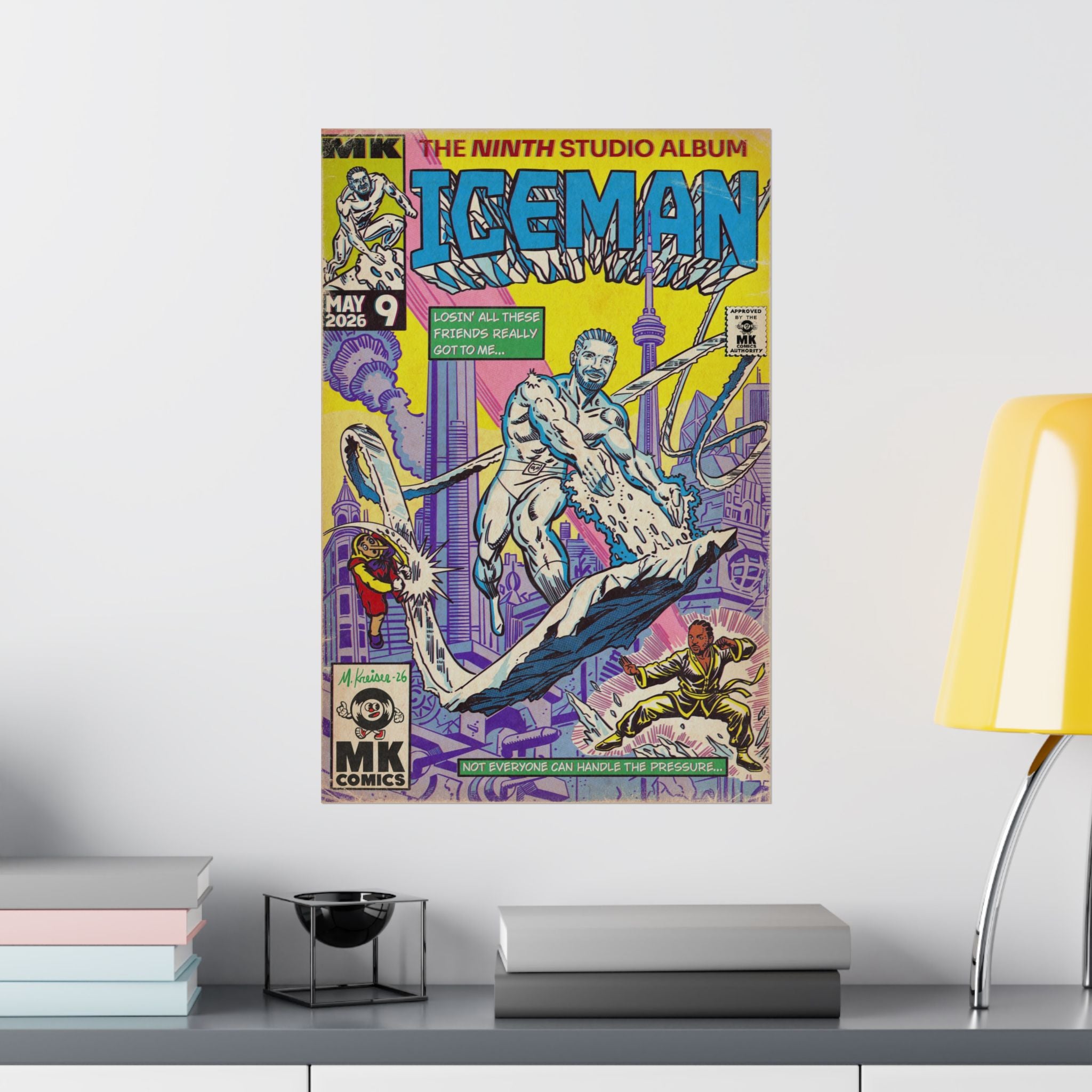 Iceman - Matte Vertical Posters