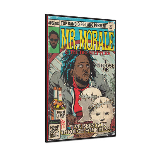 Kendrick Lamar - Mr. Morale & The Big Steppers - Gallery Canvas Wraps, Vertical Frame